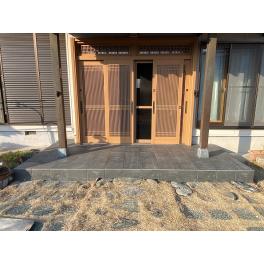 袋井 Mさんの家 玄関タイル貼替え工事